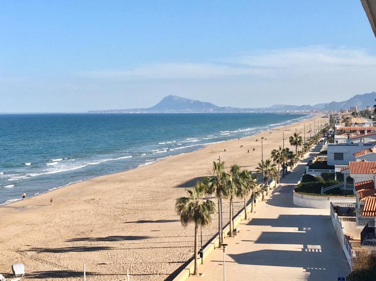 Apartamento Primera Linea De Playa Bellreguard Bagian luar foto